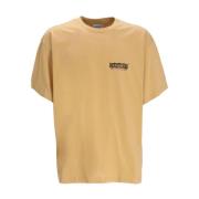 Carhartt Wip Stamp Grafisk Bomull T-shirt Yellow, Herr