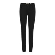 MOS MOSH Deluxe Slim-Fit Svarta Jeans Black, Dam