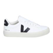 Veja Lädersneakers Svart/Vit White, Dam