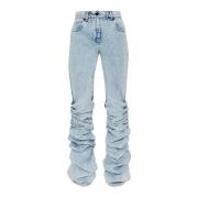 The Mannei Jeans med dekorativa ben Blue, Dam