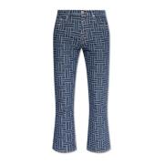 Kenzo Jeans med logotyp Blue, Dam