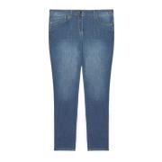 Fiorella Rubino Lätt Denim Skinny Jeans med Push-Up Skärning Blue, Dam