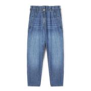 Motivi Baggy Jeans, mediumblå tvätt Blue, Dam