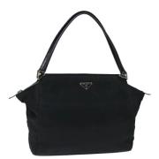 Prada Vintage Pre-owned Nylon prada-vskor Black, Dam