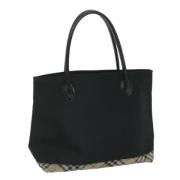 Burberry Vintage Pre-owned Nylon totevskor Black, Dam