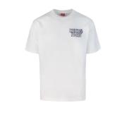 Kenzo Konstellation Broderad T-shirt och Polo White, Herr