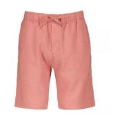 Tommy Hilfiger Mäns Linne Shorts Harlem Stil Red, Herr