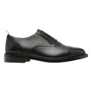 Thom Browne Svarta Cap Toe Oxford Skor Black, Herr