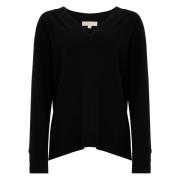 Michael Kors Svart Sweater Kollektion Black, Dam