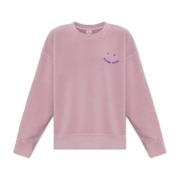 PS By Paul Smith Sweatshirt med logotyp Pink, Dam