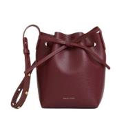 Mansur Gavriel Mini Bucket Claret Handväska Red, Dam