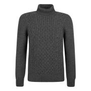 Drumohr Antracit Sweatshirt Aw24 Gray, Herr