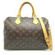 Louis Vuitton Vintage Pre-owned Canvas handvskor Brown, Dam