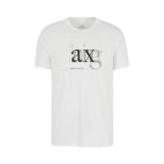 Armani Exchange Basic Tee White, Herr