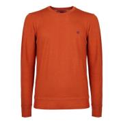 Gallo Orange Ull Crew-Neck Tröja Orange, Herr