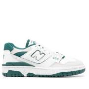 New Balance Vita Läder Sneakers Infoga Design White, Herr