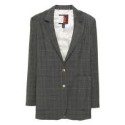 Tommy Hilfiger Heather Club Blazer Gray, Dam