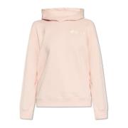 Ganni Hoodie i bomull Pink, Dam