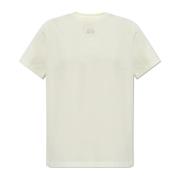 Ganni Logo T-shirt White, Dam