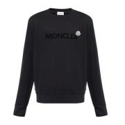 Moncler Sweatshirt med logotyp Blue, Herr