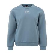 Emporio Armani EA7 Stilren Polyester Sweater Blue, Dam