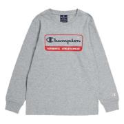 Champion Herr Långärmad Hoodie Gray, Herr