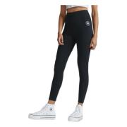 Converse Retro Chuck Leggings Black, Dam