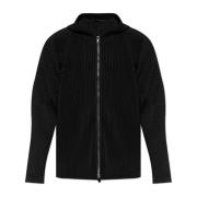 Issey Miyake Veckad Sweatshirt Black, Herr