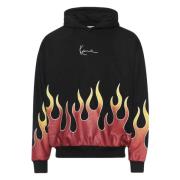 Karl Kani Flame Os Jacket Black, Herr