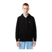 Lacoste Snygg Zip-Through Sweatshirt för Män Black, Herr