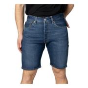 Levi's Blå Plain Herr Shorts Vår/Sommar Blue, Herr