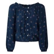 Pepe Jeans Blouses Blue, Dam