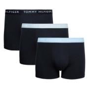 Tommy Hilfiger Paket med Boxers 3P Trunk Wb Blue, Herr