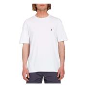 Volcom Stone Blanks T-shirt White, Herr