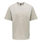 Only & Sons T-Shirts Beige, Herr