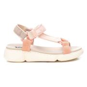 Xti Platta Sandaler Beige, Dam