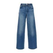 Frame Klassiska Denim Jeans för Vardagsbruk Blue, Dam