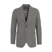 Circolo 1901 Grå Blazer Aw24 Skonsam Tvätt Gray, Herr