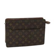 Louis Vuitton Vintage Pre-owned Canvas kuvertvskor Brown, Dam