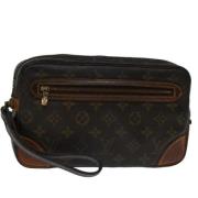 Louis Vuitton Vintage Pre-owned Canvas kuvertvskor Brown, Dam