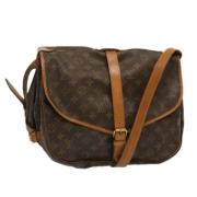 Louis Vuitton Vintage Pre-owned Canvas louis-vuitton-vskor Brown, Dam