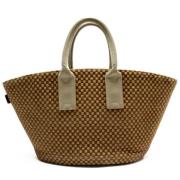 Hermès Vintage Pre-owned Linne handvskor Brown, Dam