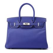 Hermès Vintage Pre-owned Laeder handvskor Blue, Dam