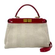 Fendi Vintage Pre-owned Canvas fendi-vskor Beige, Dam