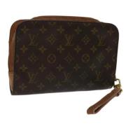 Louis Vuitton Vintage Pre-owned Canvas kuvertvskor Brown, Dam