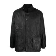 Barbour Bedale Wax Jacket Black, Herr