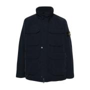 Stone Island Blå Vadderad Jacka PrimaLoft® Design Blue, Herr