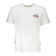 Tommy Hilfiger White Cotton T-Shirt White, Herr