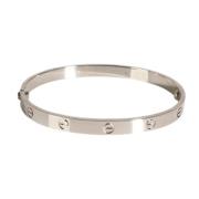 Cartier Vintage Pre-owned Vitt guld armband Gray, Dam