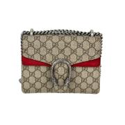 Gucci Vintage Pre-owned Canvas kuvertvskor Red, Dam